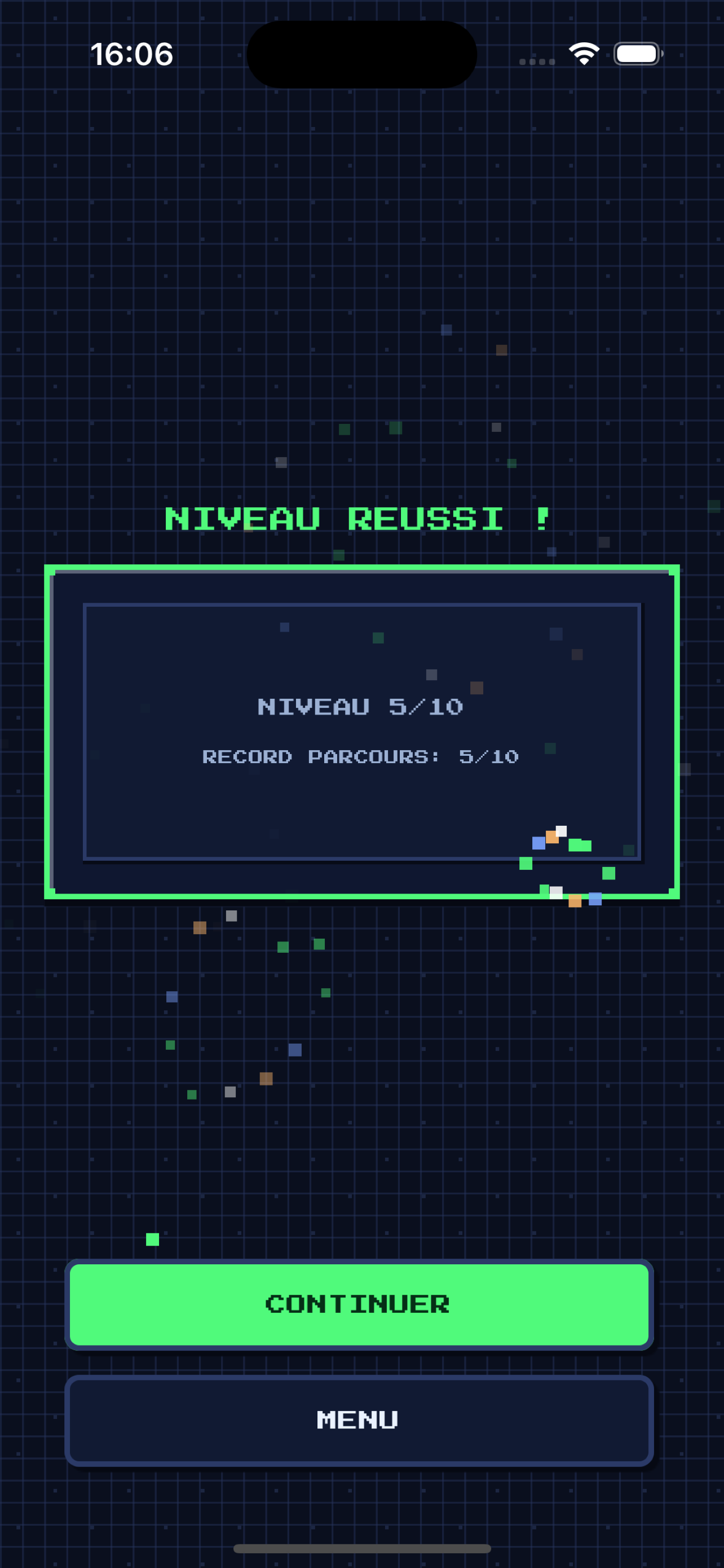 Hit 100 — niveau réussi